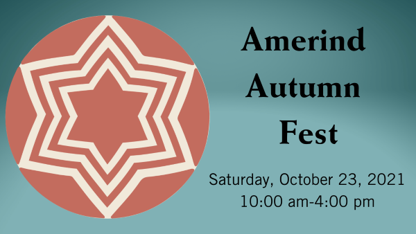 Amerind Autumn Fest, Saturday, October 23, 2021, 10:00 am until 4:00 pm